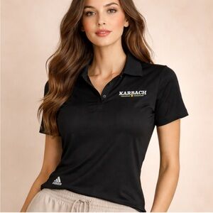 Adidas Karbach Brewing Company Women’s Polo Shirt Size M